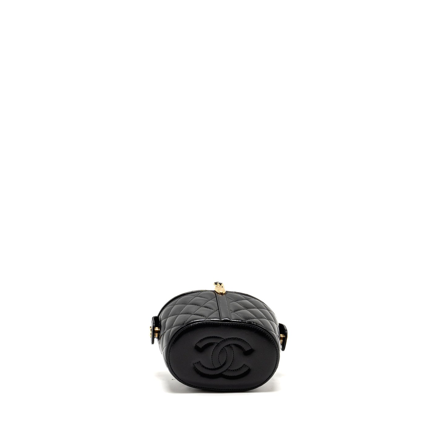 Chanel picnic vanity lambskin black  (microchip)