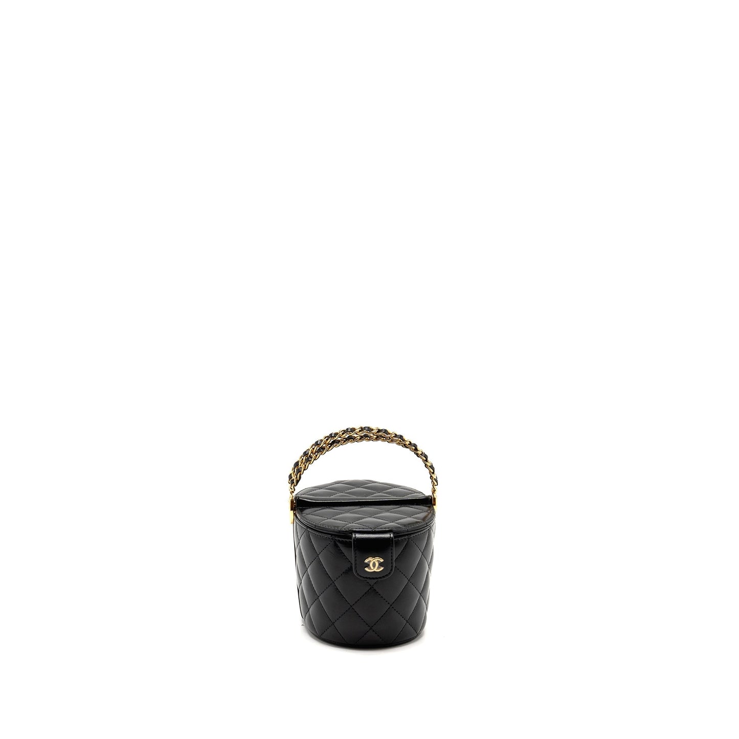 Chanel picnic vanity lambskin black  (microchip)