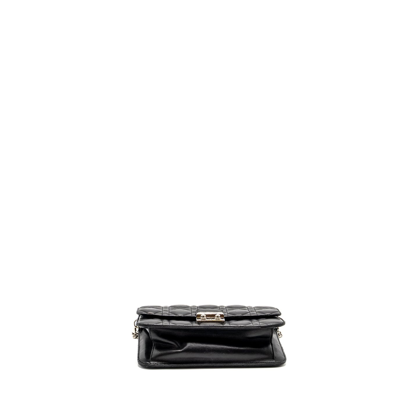 Dior Miss Dior Promenade Pouch Purse Lambskin Black