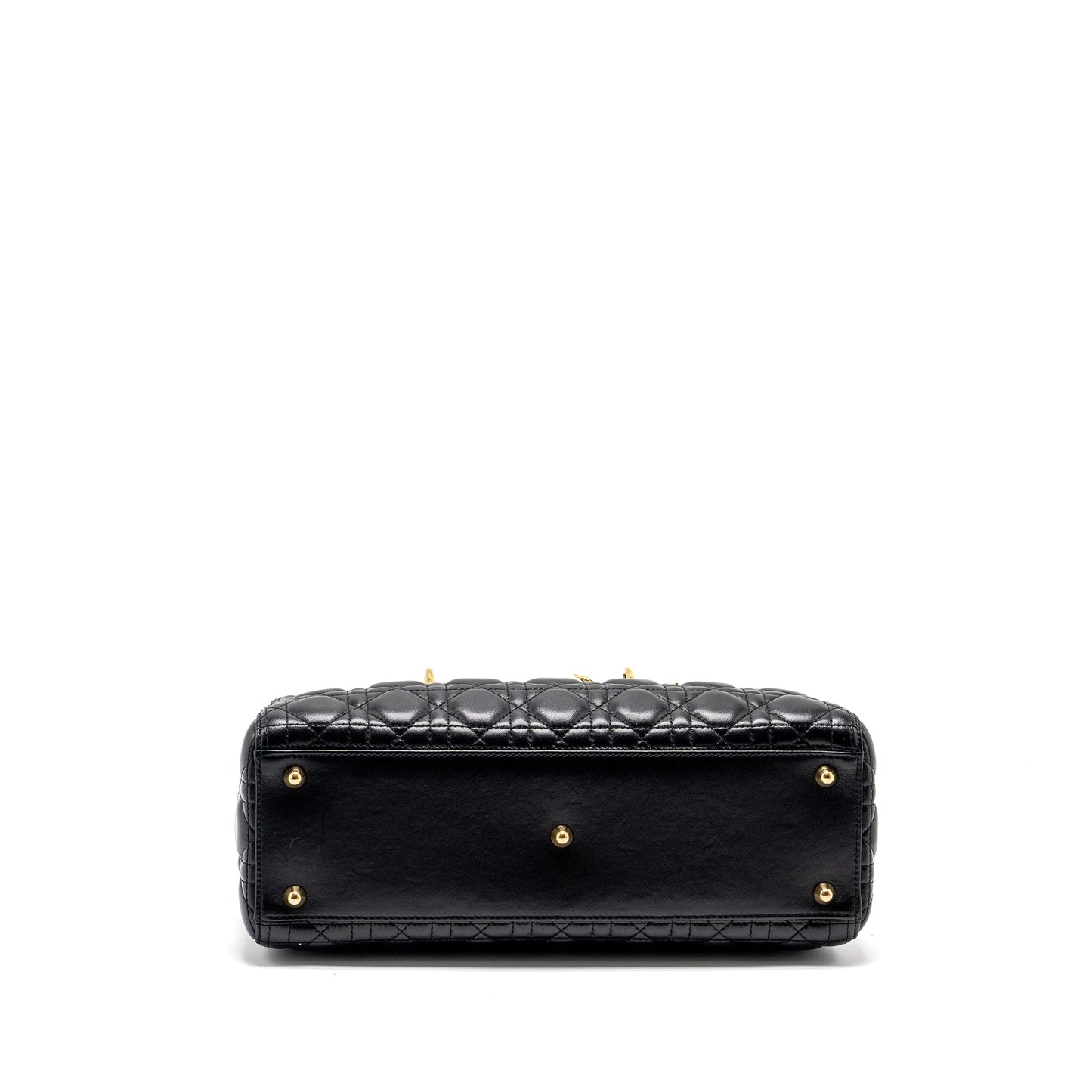 Dior Large Lady Dior Lambskin Black