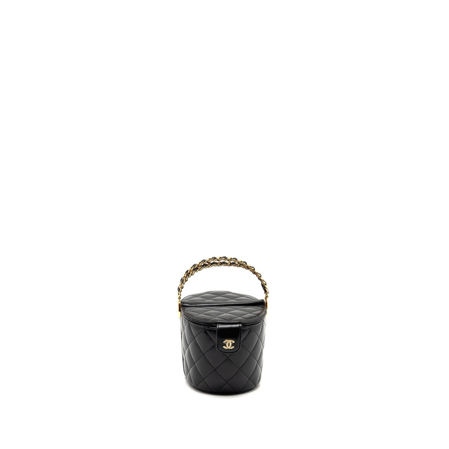Chanel picnic vanity lambskin black  (microchip)