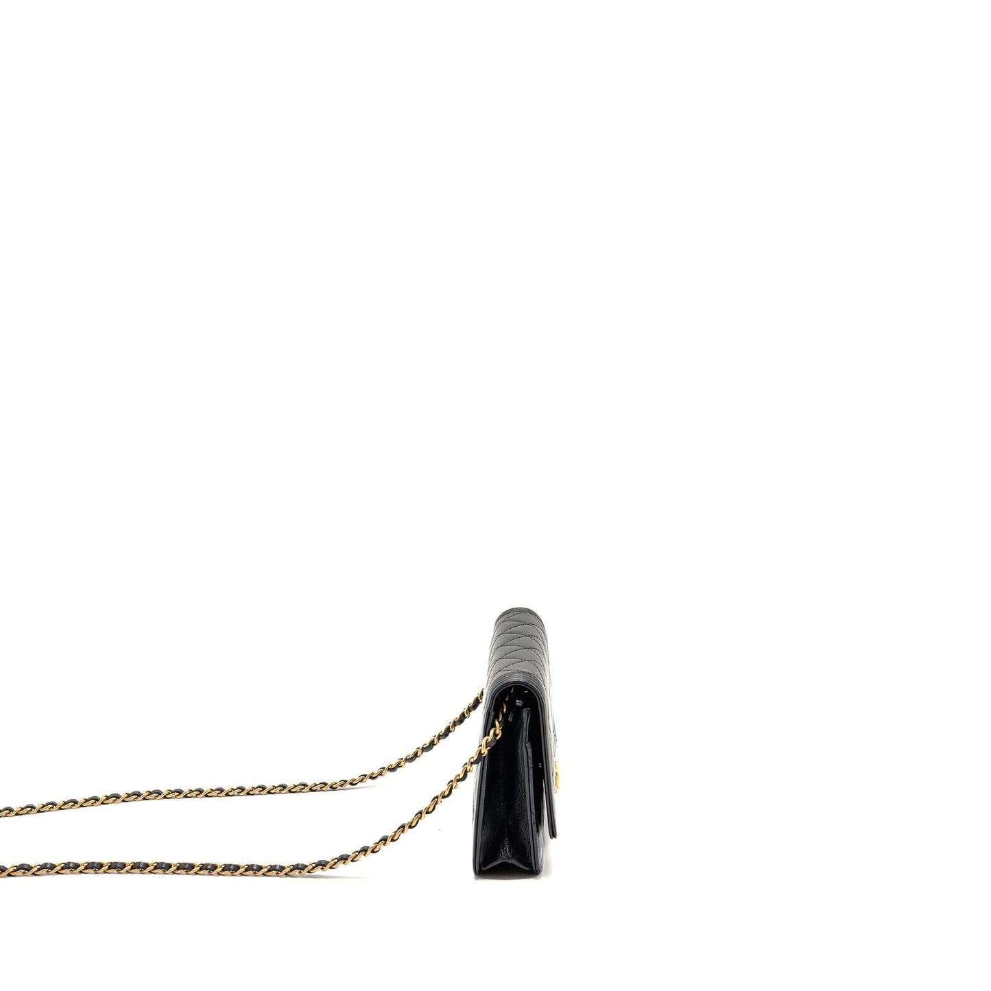 Chanel Boy Wallet on Chain Lambskin Black