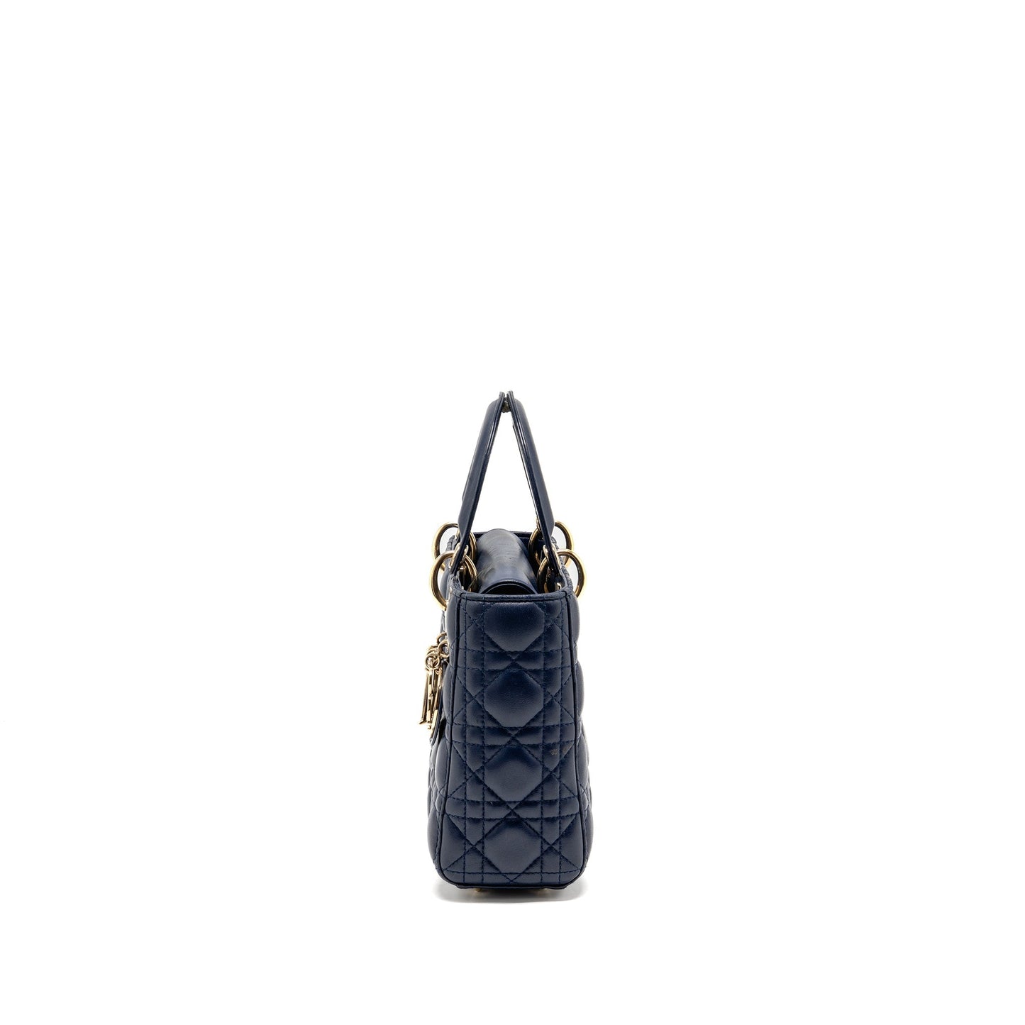 Dior My Small Lady Dior Lambskin Dark Blue