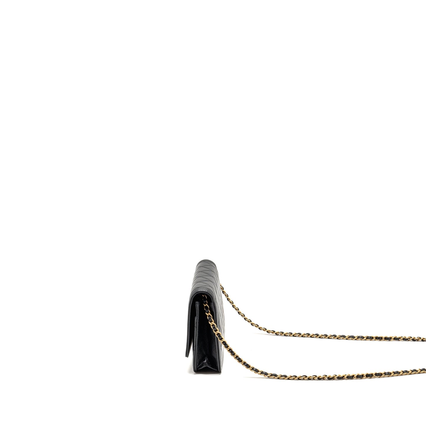 Chanel Boy Wallet on Chain Lambskin Black