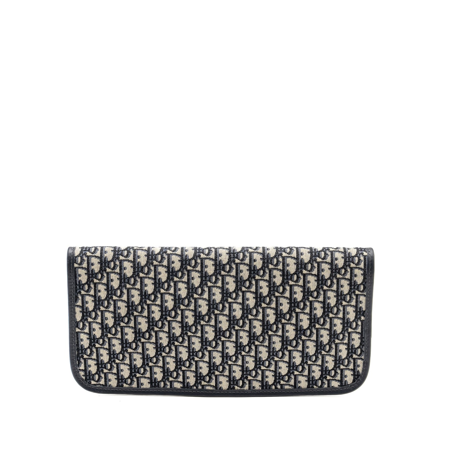 Dior Folder Clutch Blue Dior Oblique Canvas/Leather