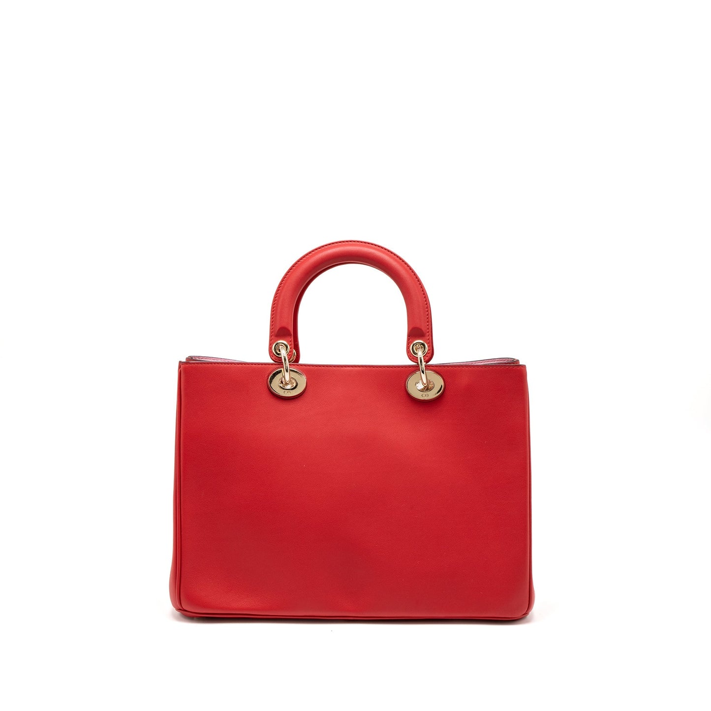 Dior Diorissimo Purse Calfskin Red/ Pink