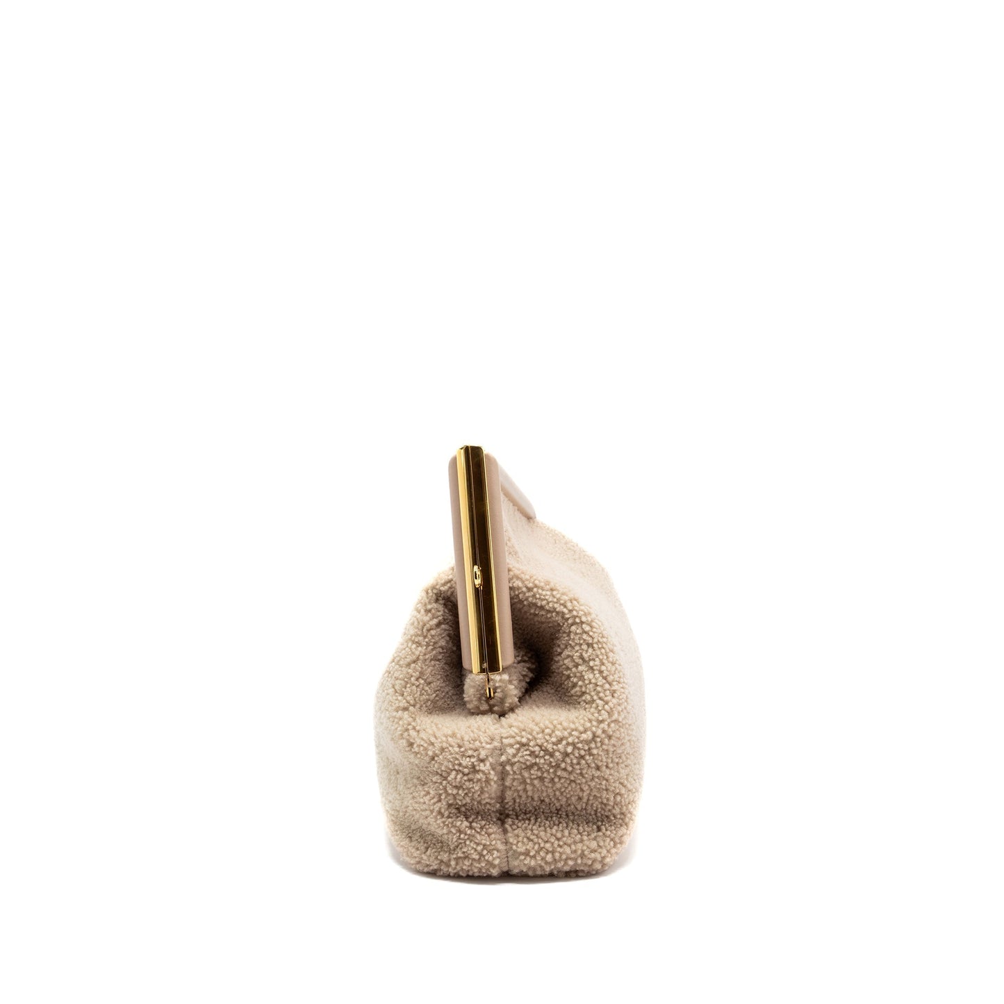 Fendi First Medium Lambskin /Shearling light Beige