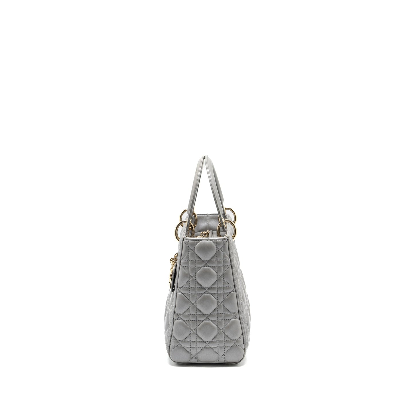 Dior Medium Lady Dior Lambskin Grey