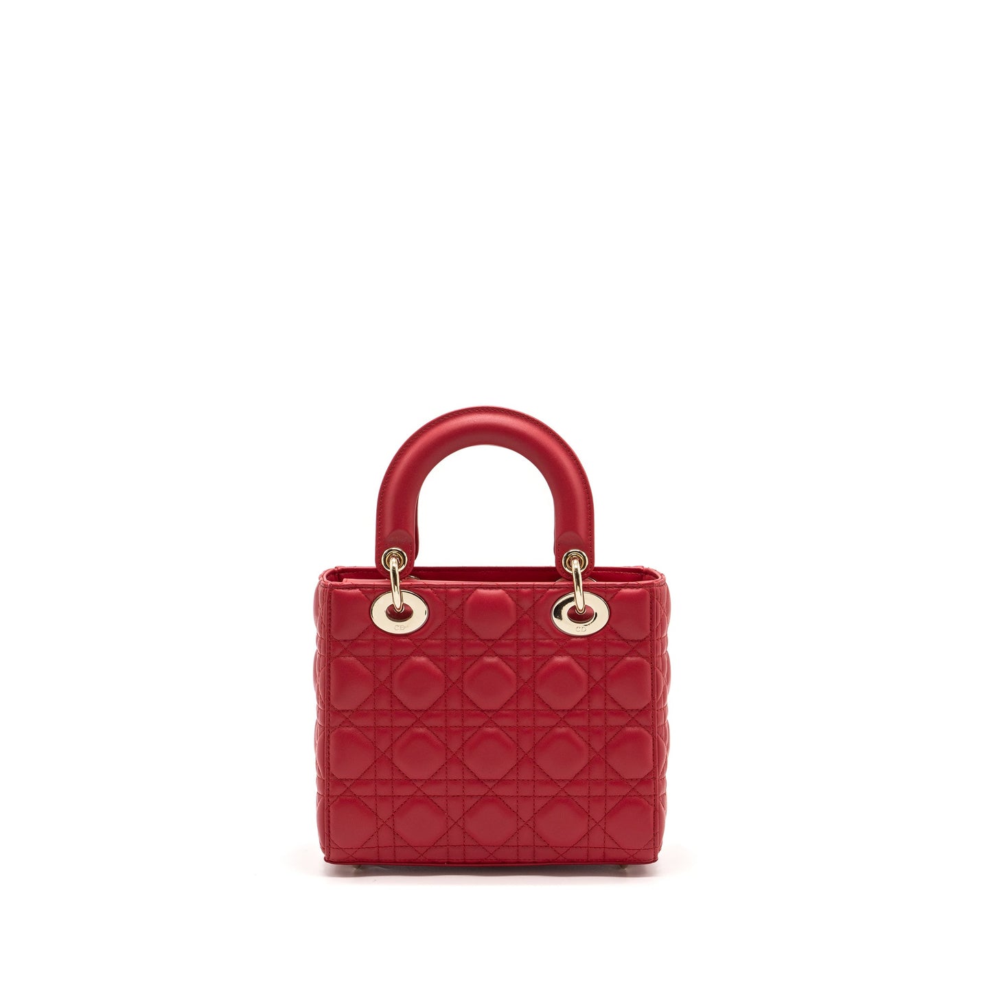 Dior Small Lady Dior Lambskin Red