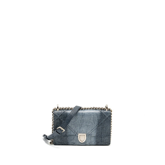 Dior small diorama lizard silver/multicolour