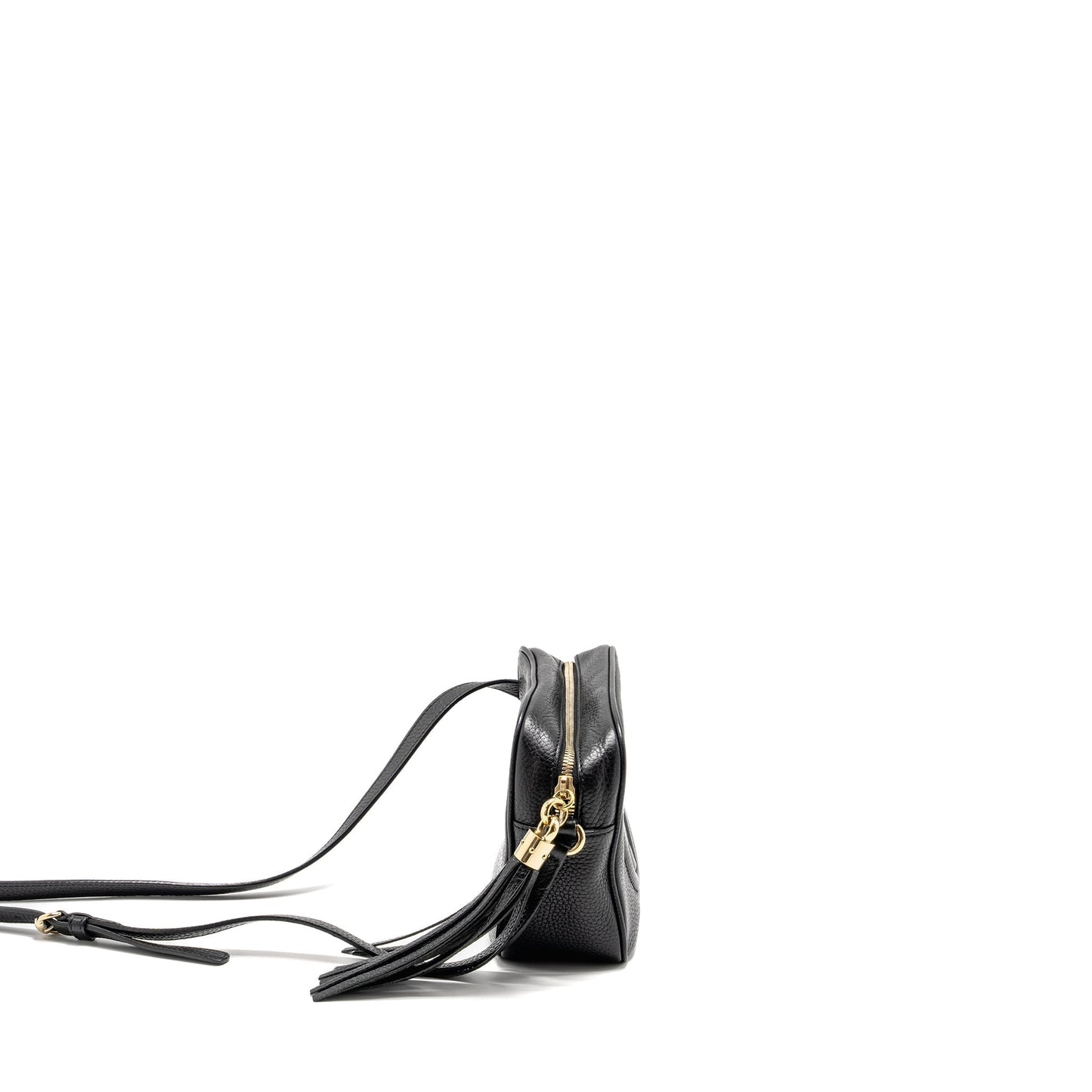 Gucci Soho Disco camera Crossbody Bag Calfskin Black L