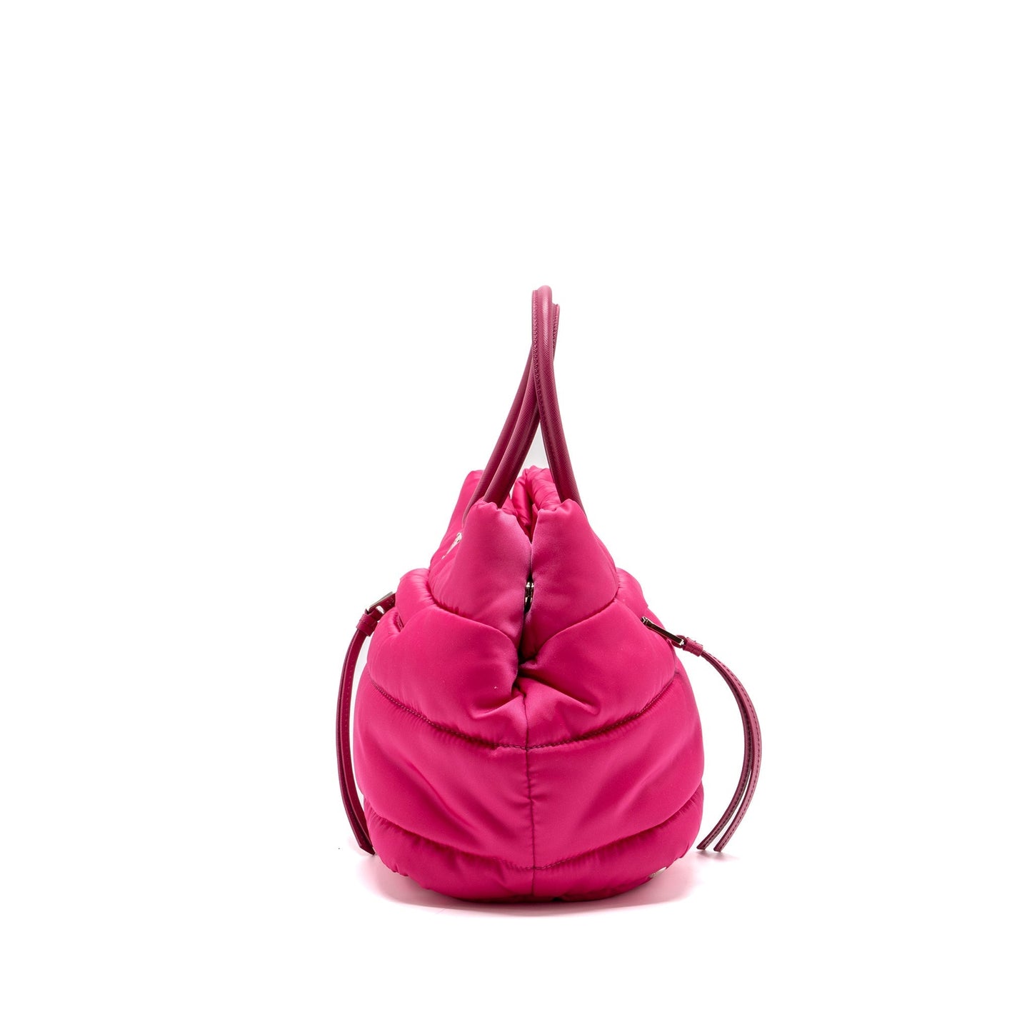 Prada tote Purse nylon / leather pink