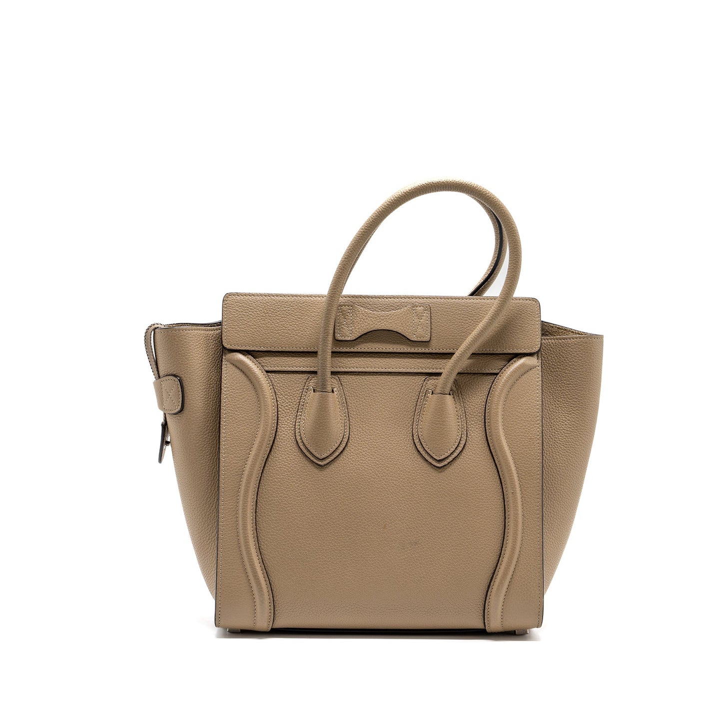 Celine micro luggage Purse calfskin dune