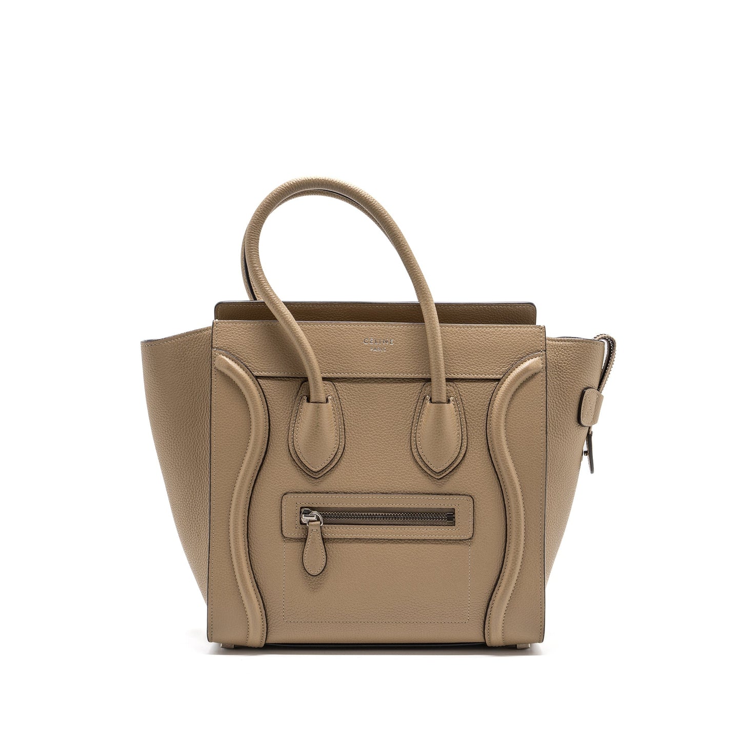 Celine micro luggage Purse calfskin dune