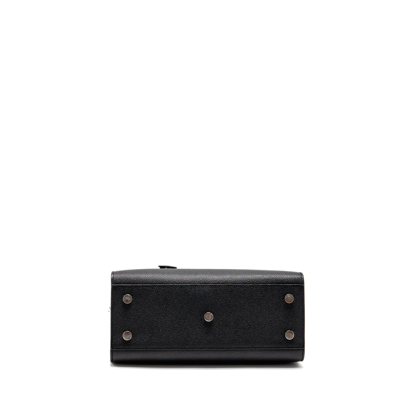 Saint Laurent sac de Grained Calfskin Black