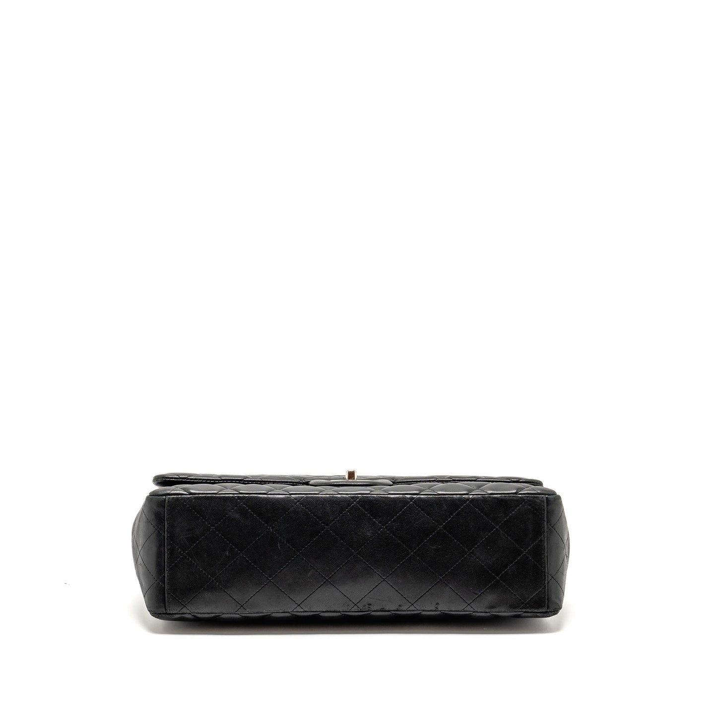 Chanel maxi classic single flap bag lambskin black