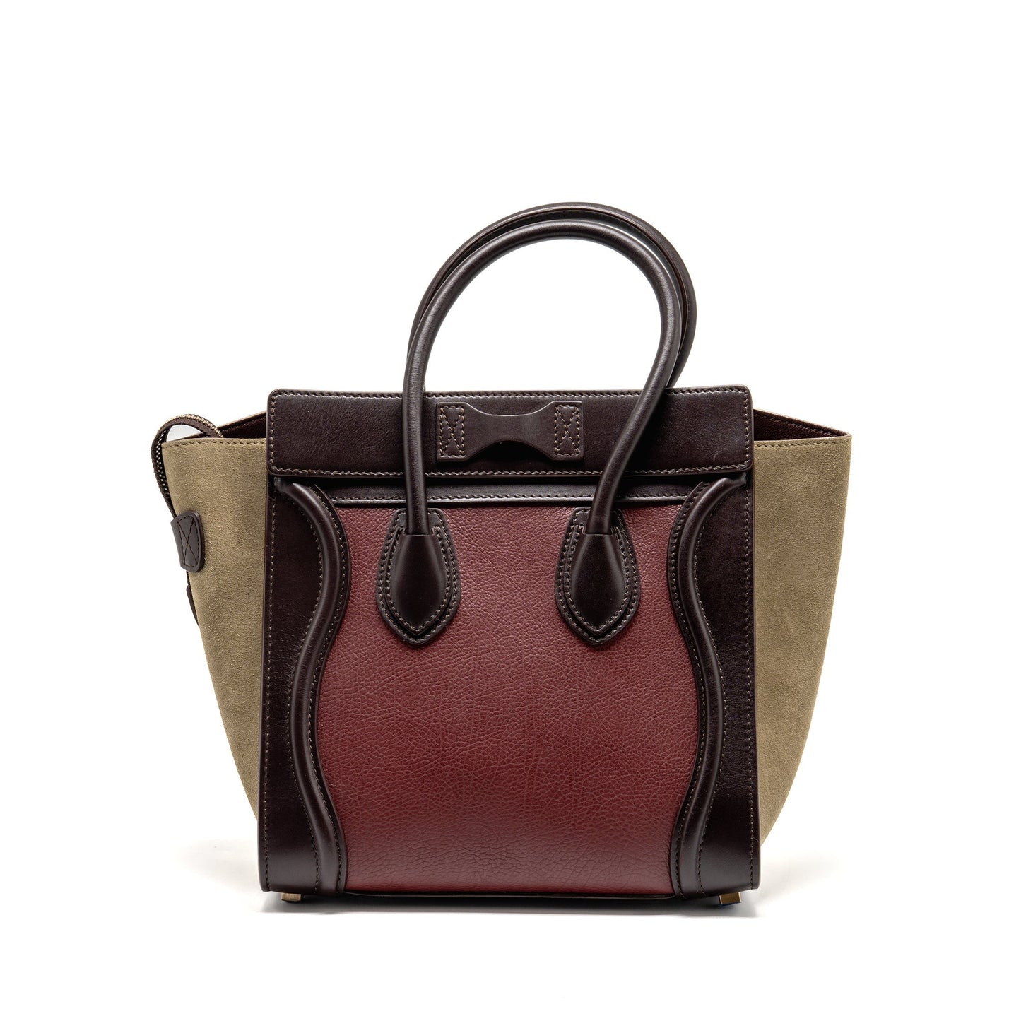 Celine Micro luggage Purse leather multicolor