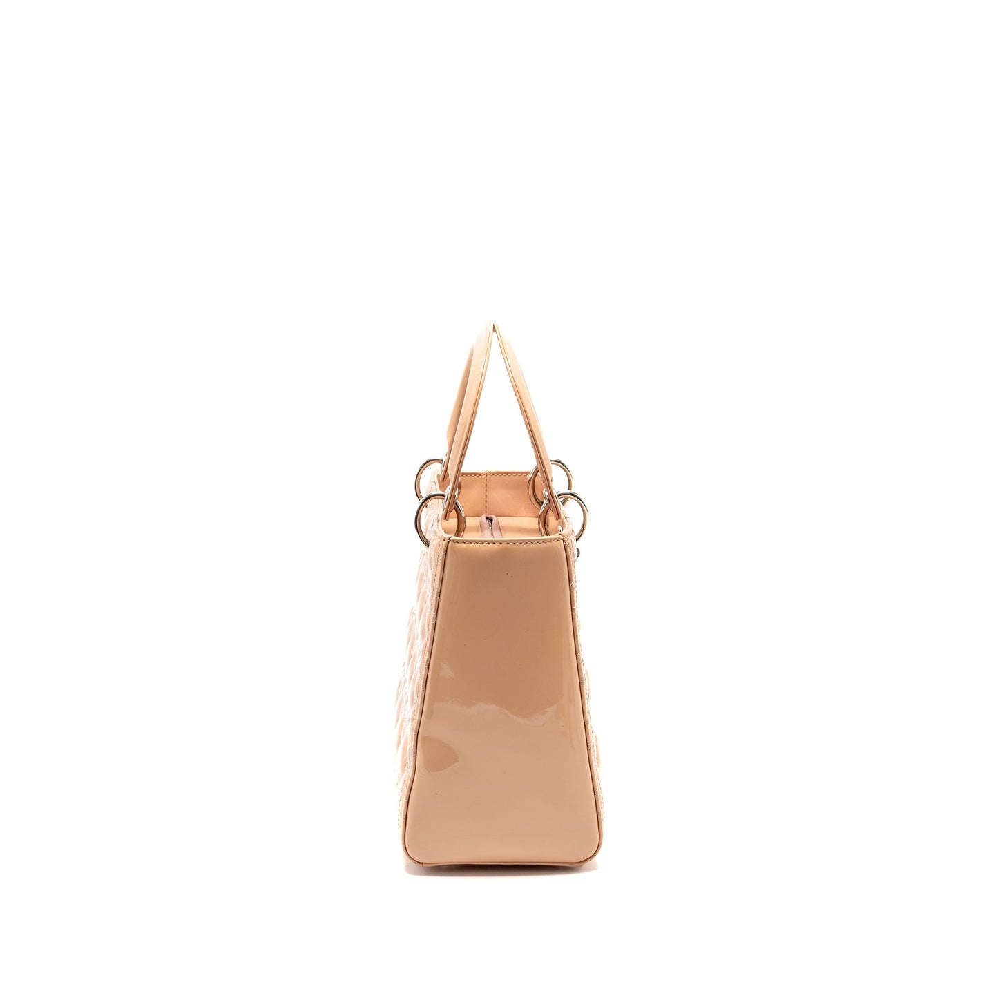 Dior Medium Lady Dior Patent Light Pink