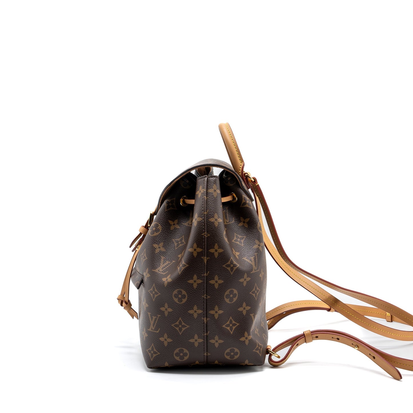Louis Vuitton Montsouris PM backpack monogram canvas / leather GHW (New Version)