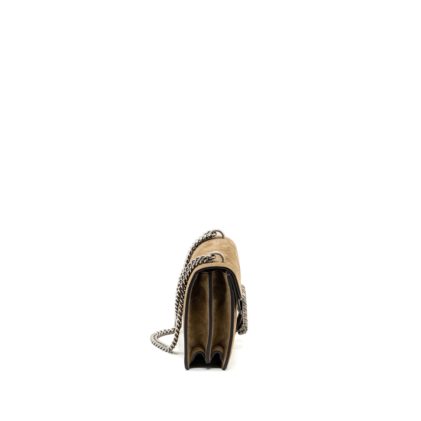 Gucci Dionysus shoulder bag suede leather light brown SHW