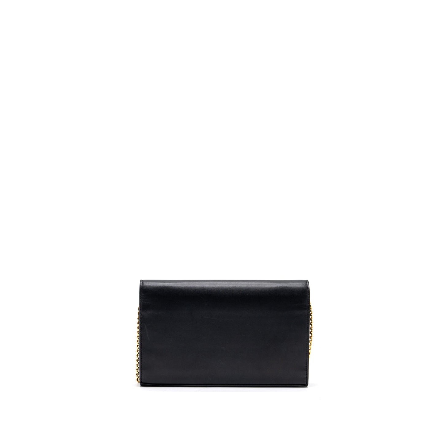 saint laurent flap chain Purse lambskin black