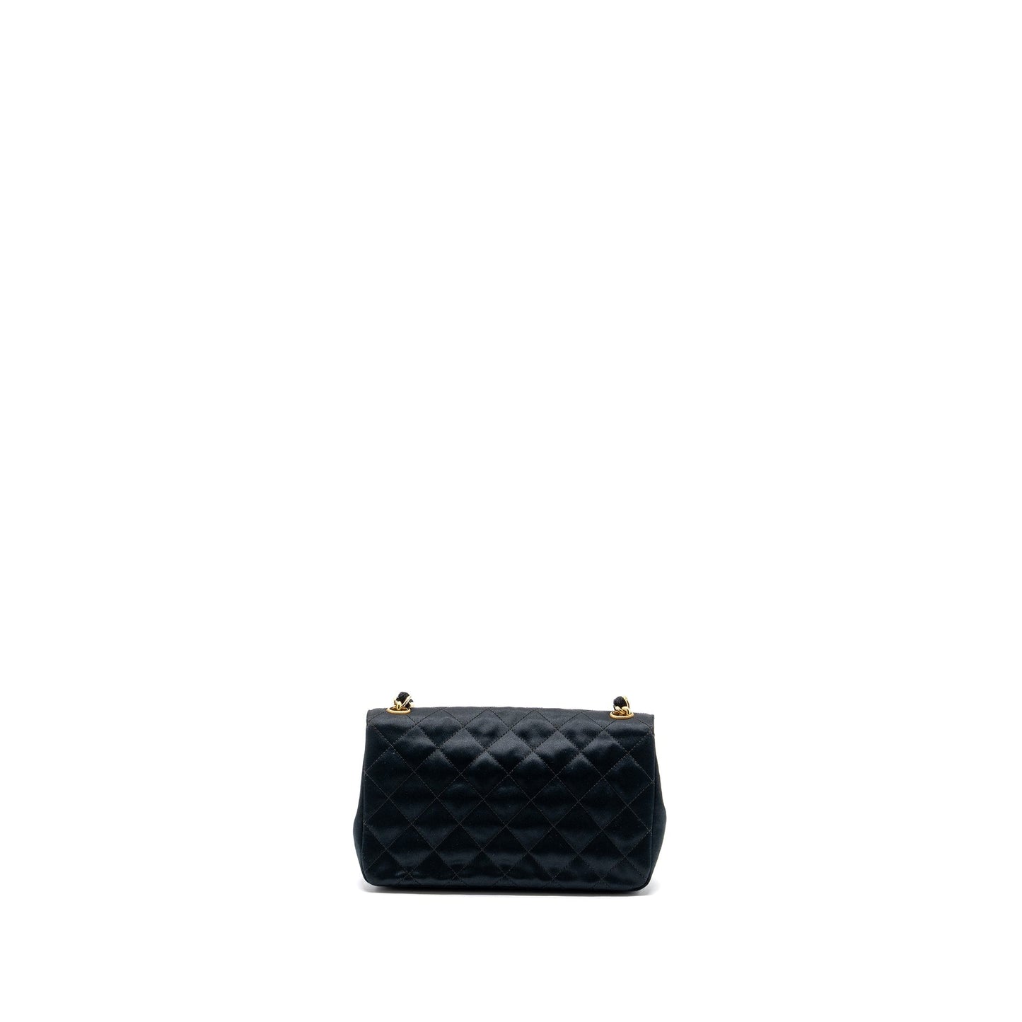 Chanel  Flap Bag Satin Black