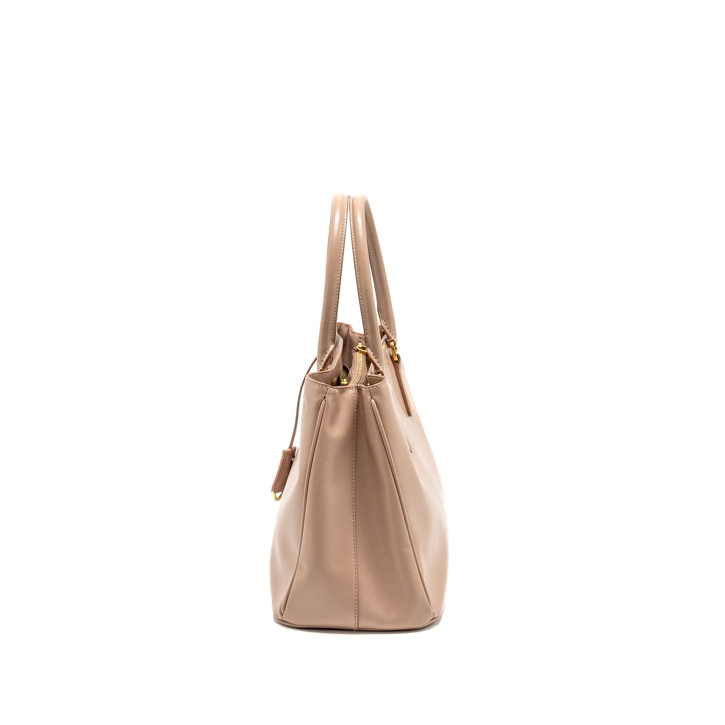 Prada Saffiano Tote Purse Calfskin Powder Pink