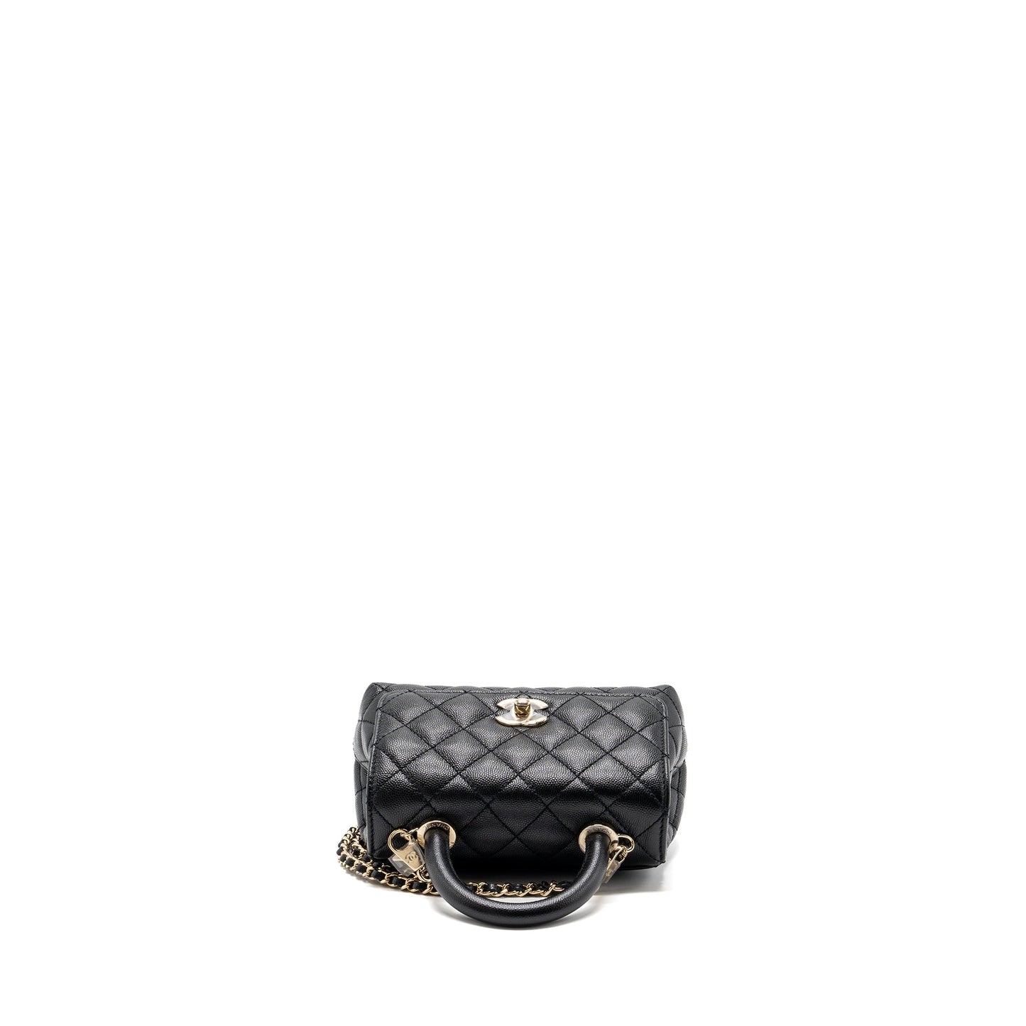 Chanel Coco Handle Extra  Mini Caviar Black L(Microchip)