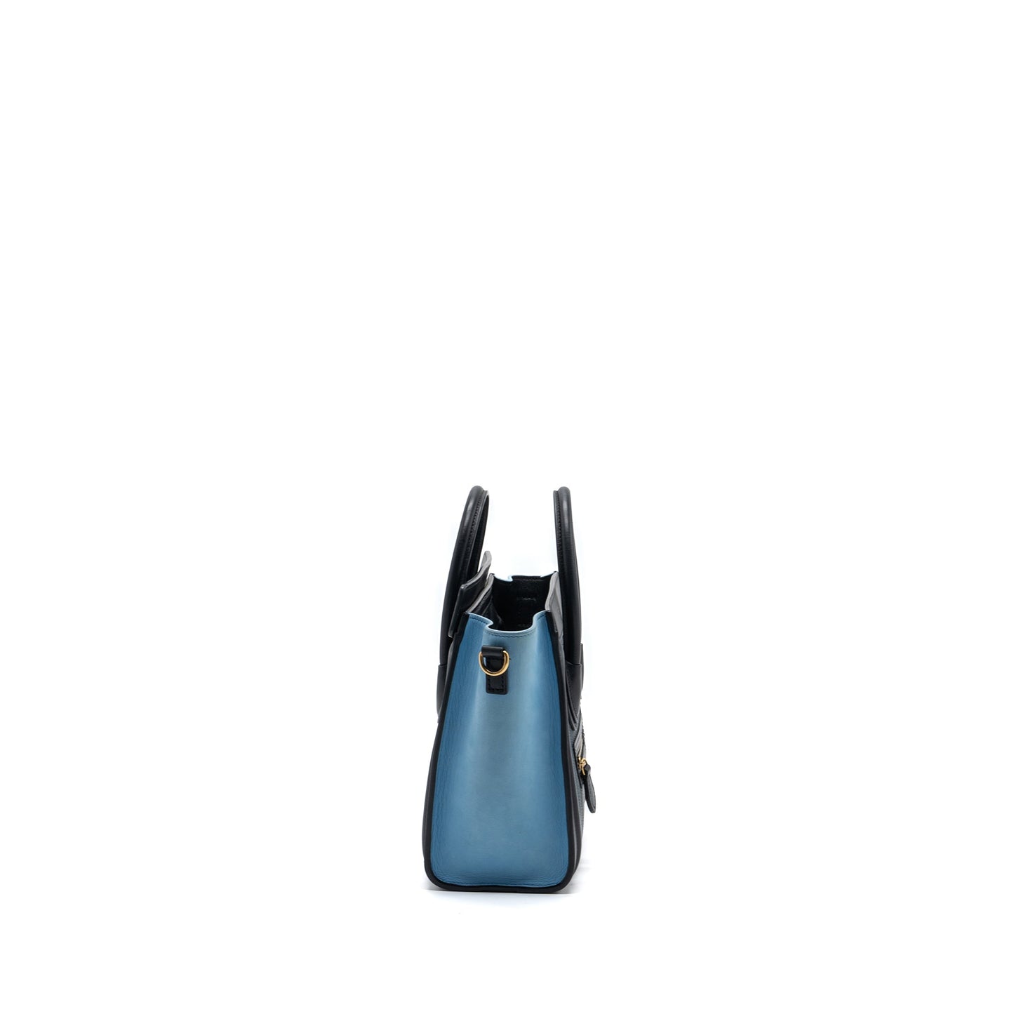 Celine Nano Luggage Purse Multi Colour blue/dark blue/black