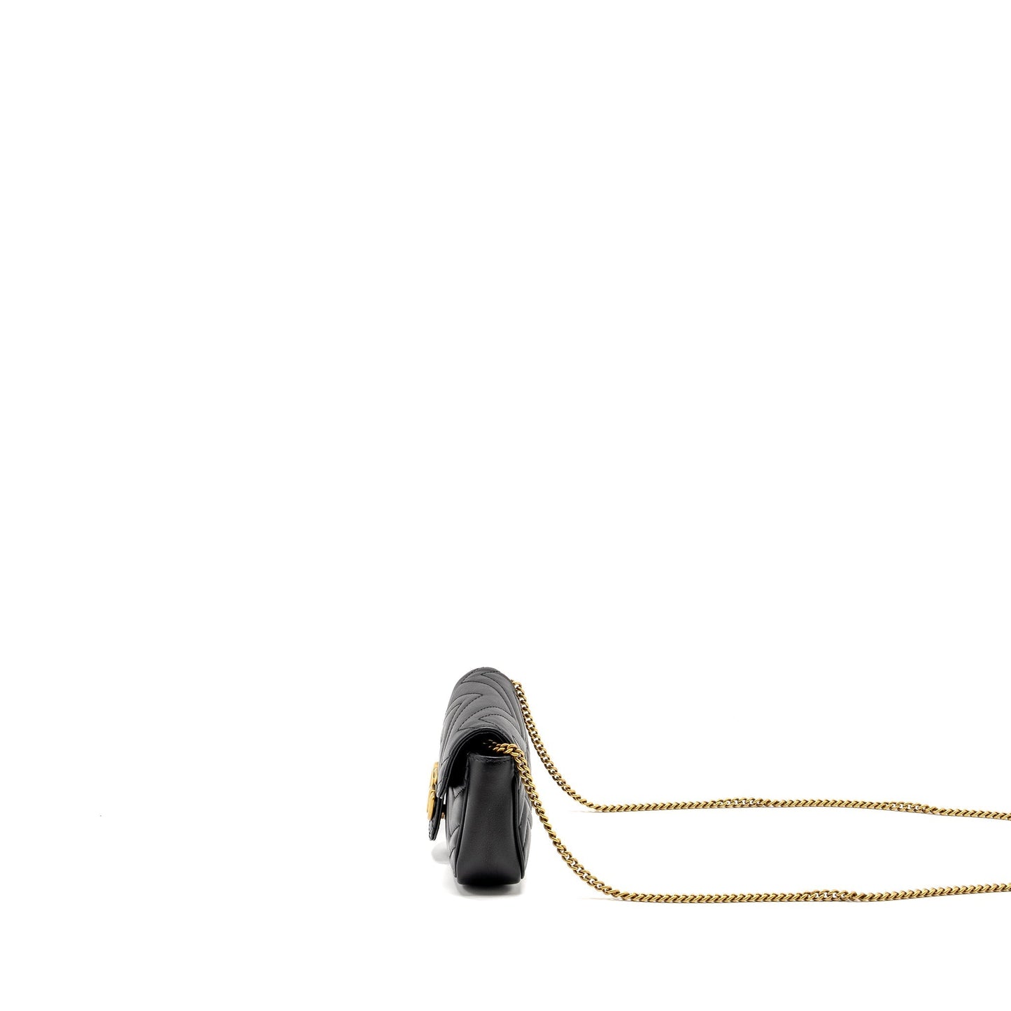 Gucci Super Mini Marmont calfskin black