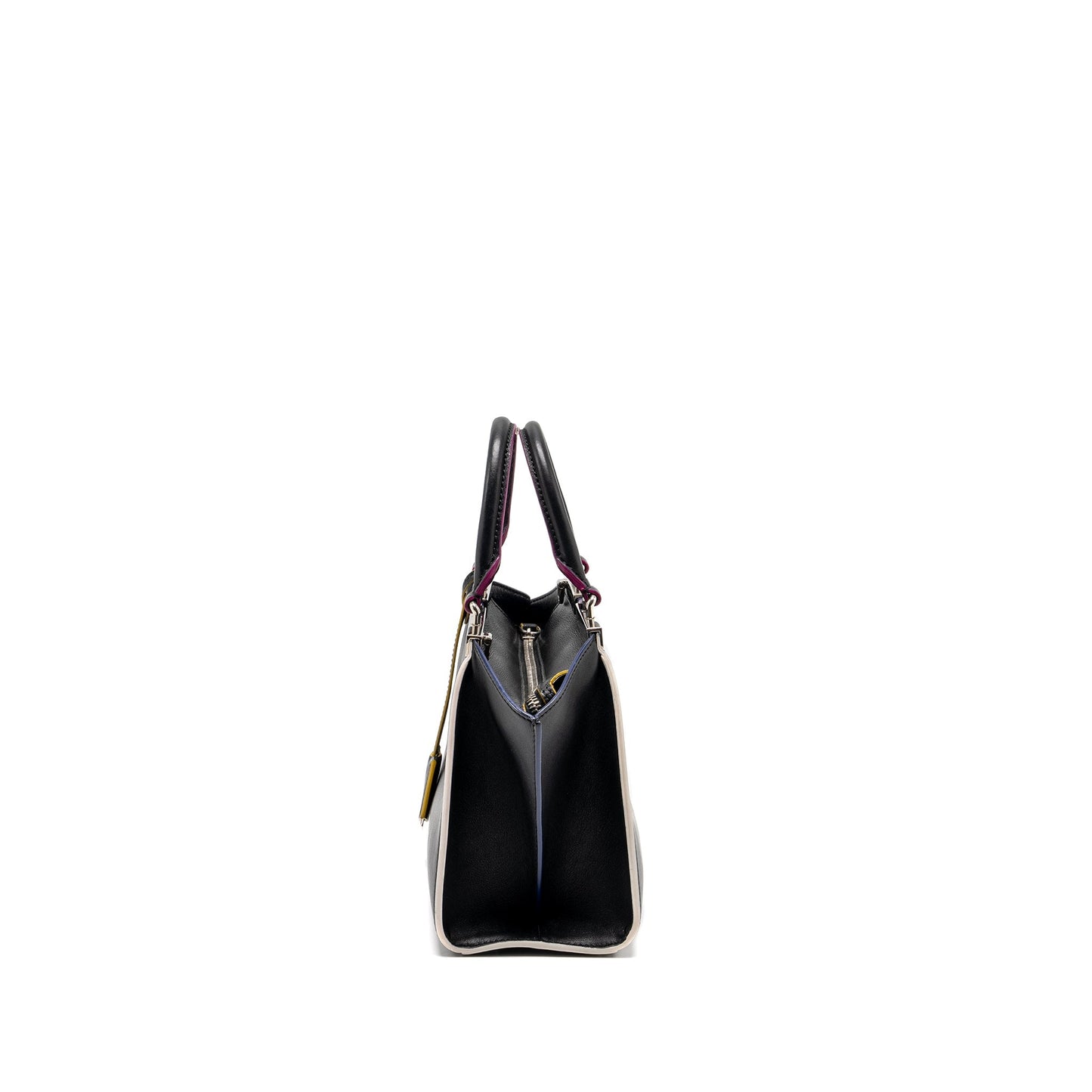 Fendi Mini 3jours Tote Purse Calfskin Black
