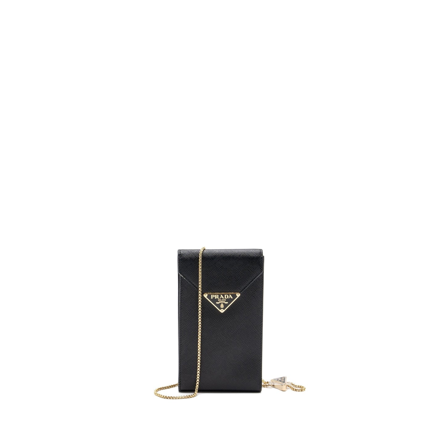 Prada Mini Bag Saffiano Leather Black GHW
