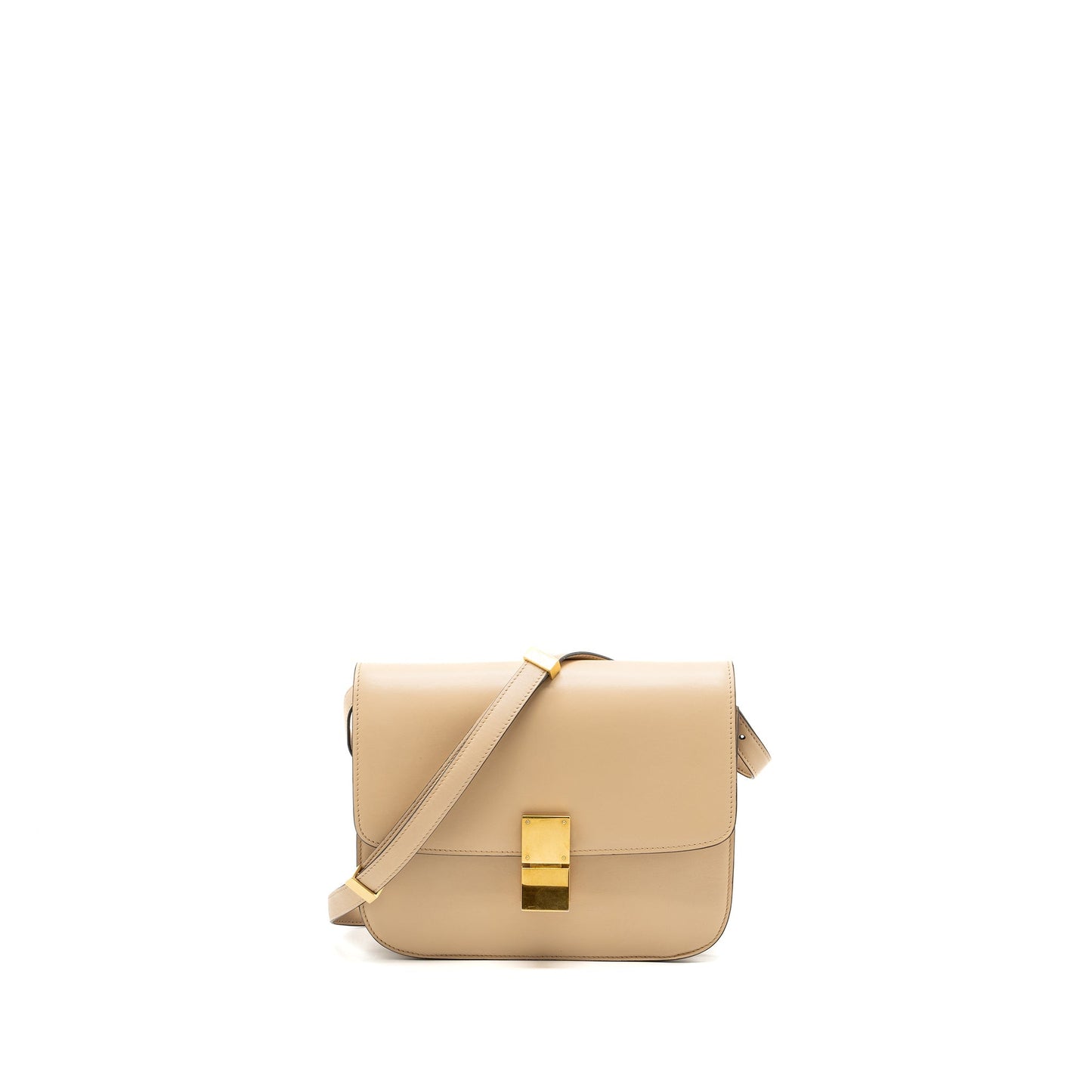 Celine Medium classic box Purse calfskin light pink