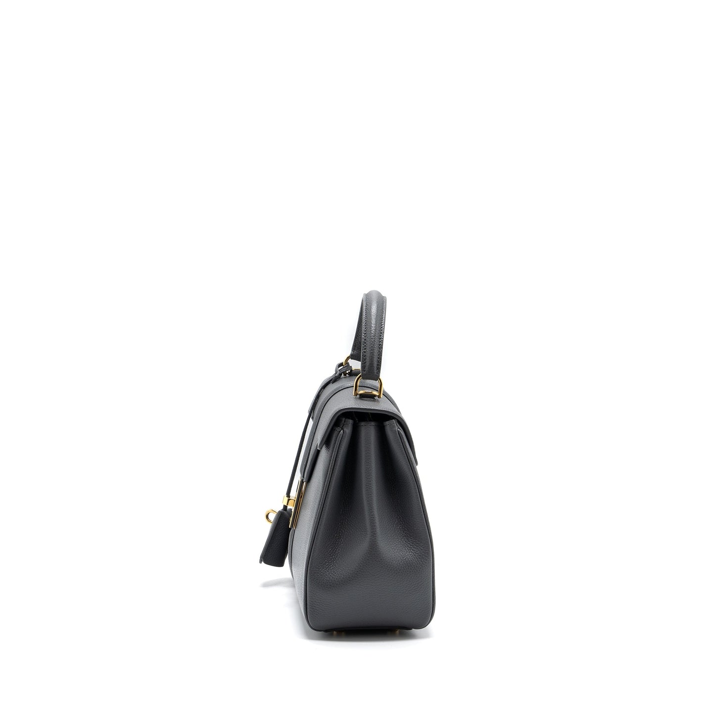 Celine Small 16 Purse Grained Calfskin Grey