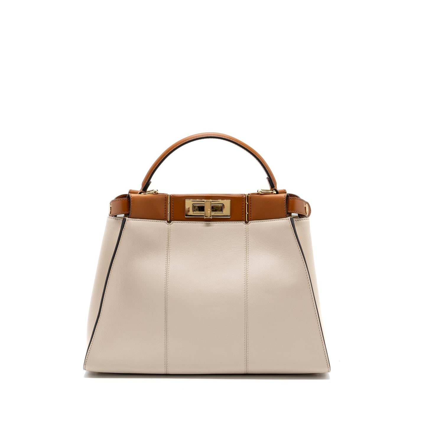 Fendi Medium Peekaboo Purse Calfskin Multicolour
