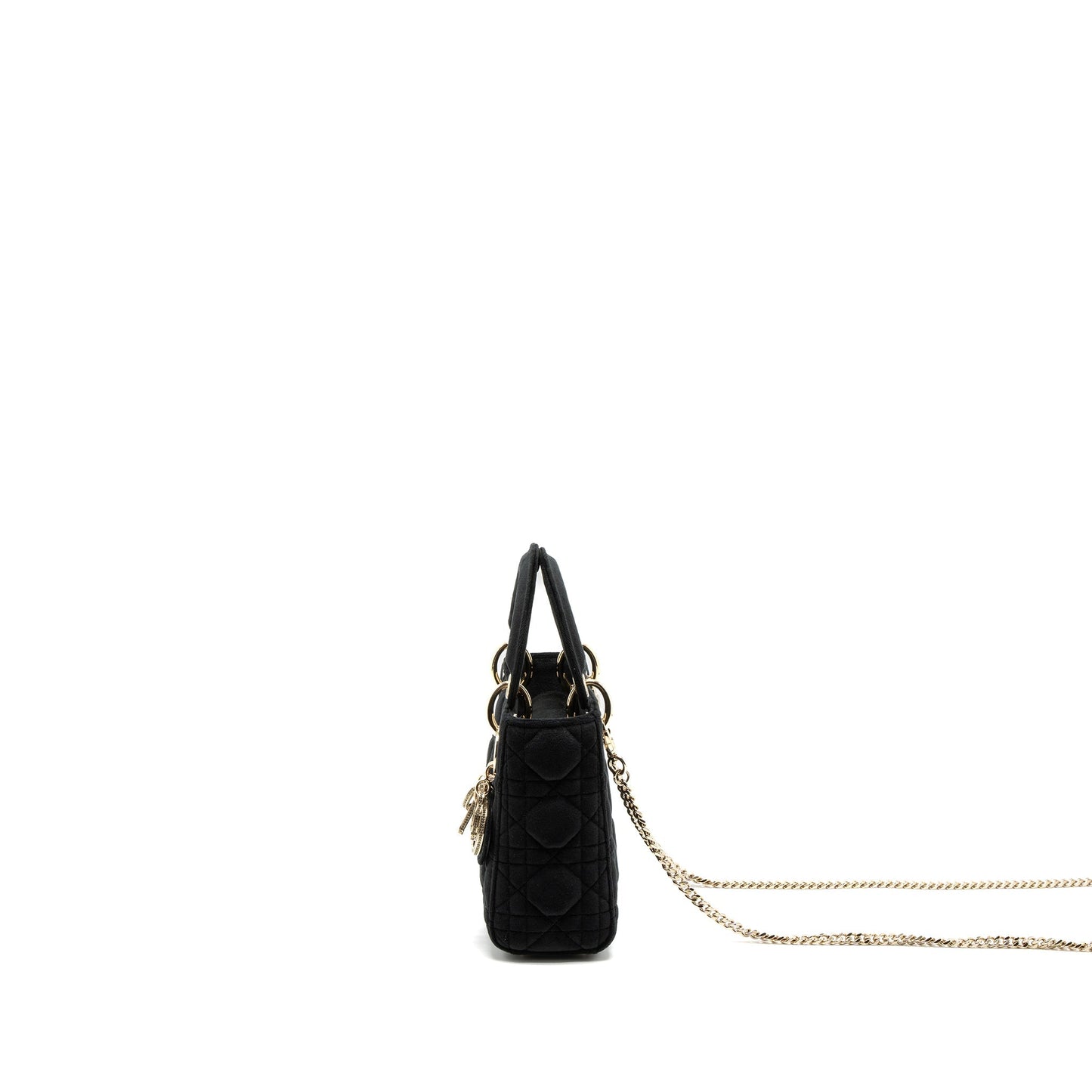 Dior Mini Lady Dior Velvet Black
