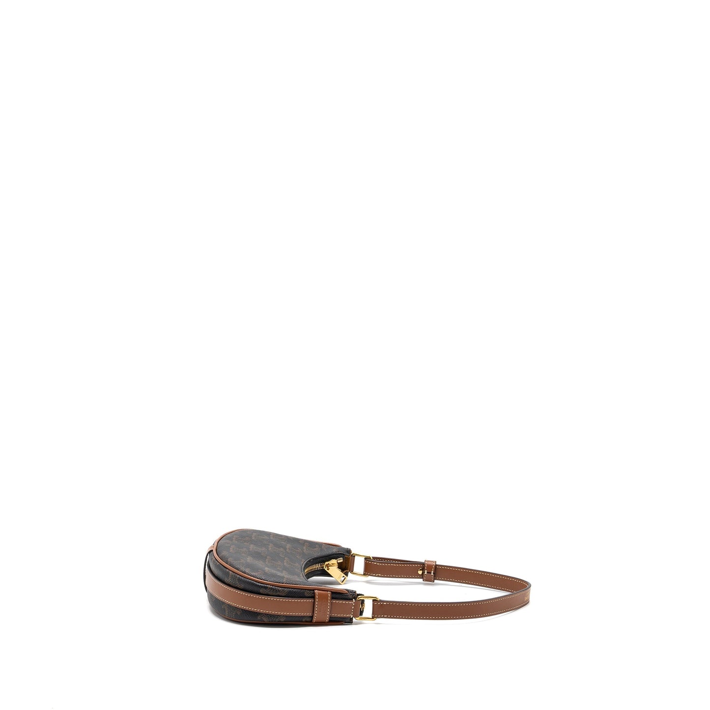 Celine Mini Ava Triomphe Canvas/Calfskin Tan