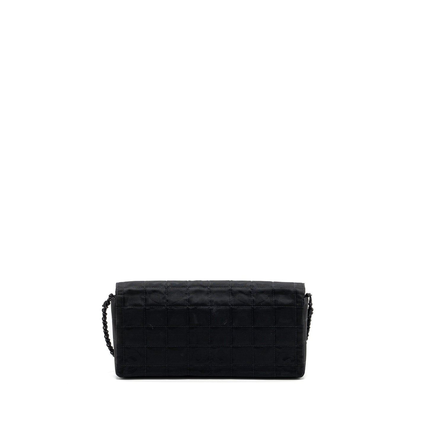 Chanel  Flap Bag Fabric Black With Black Hardware