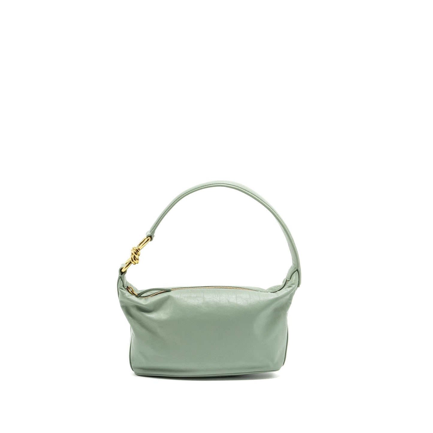Bottega Veneta knot Mini Purse calfskin light green
