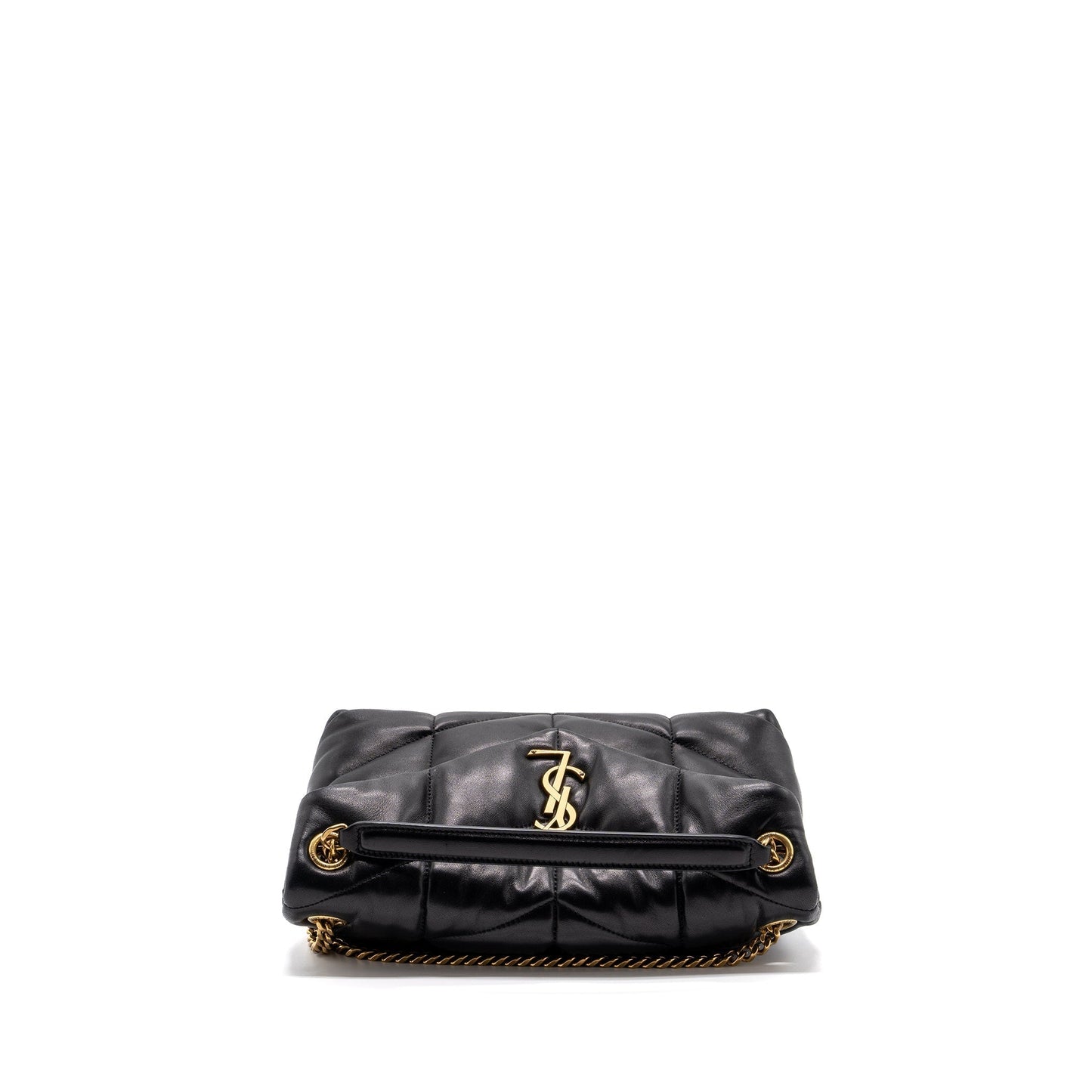 Saint Laurent Small Puffer Quilted Nappa Leather Black