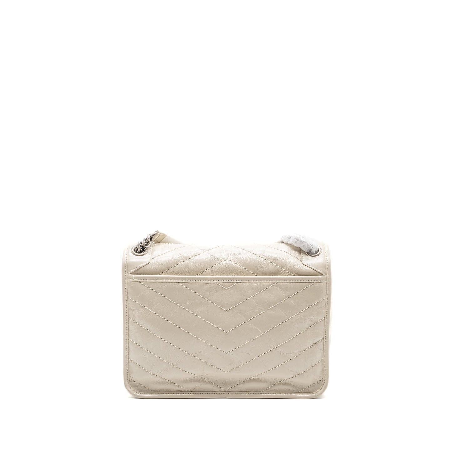 Saint laurent medium Niki calfskin blanc