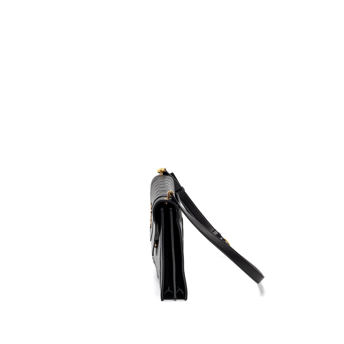 Saint laurent gaby satchel Purse lambskin black