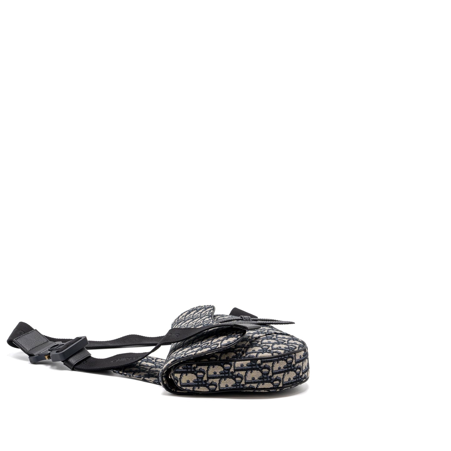 Dior Homme Saddle Purse Dior Oblique Jacquard Beige/Black
