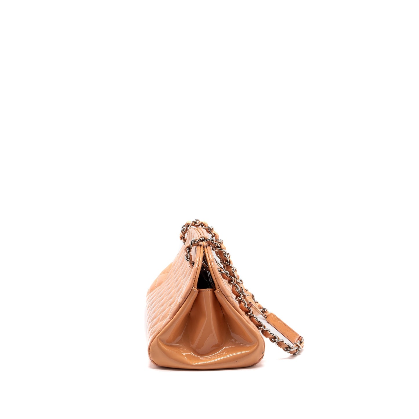 Chanel Shoulder Bag Patent Leather Pink