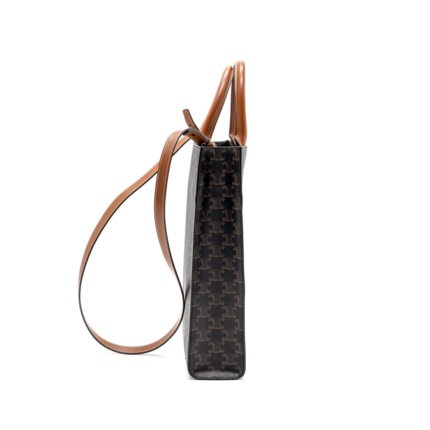 Luxury CELINE Vertical Cabas Triomphe Canvas