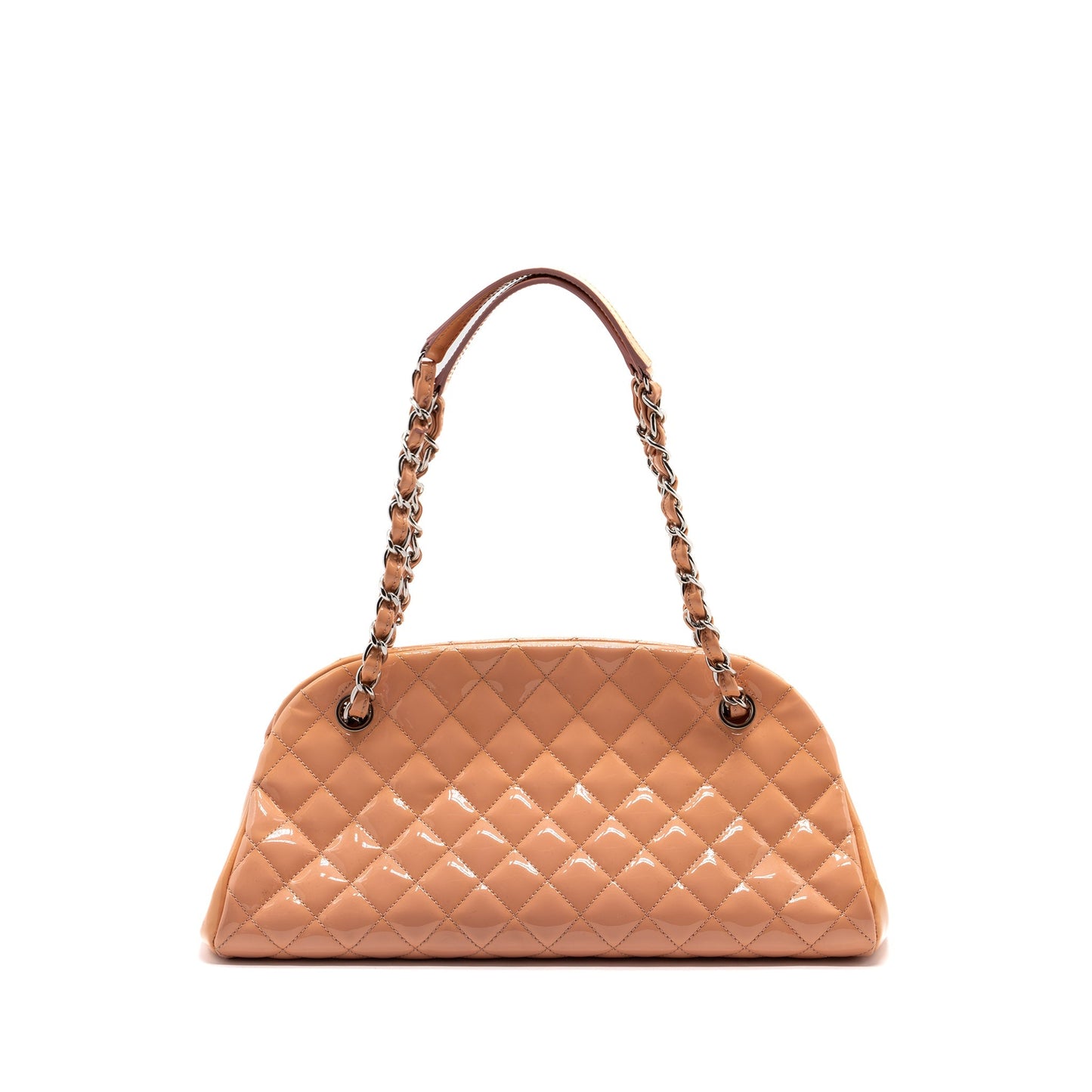 Chanel Shoulder Bag Patent Leather Pink