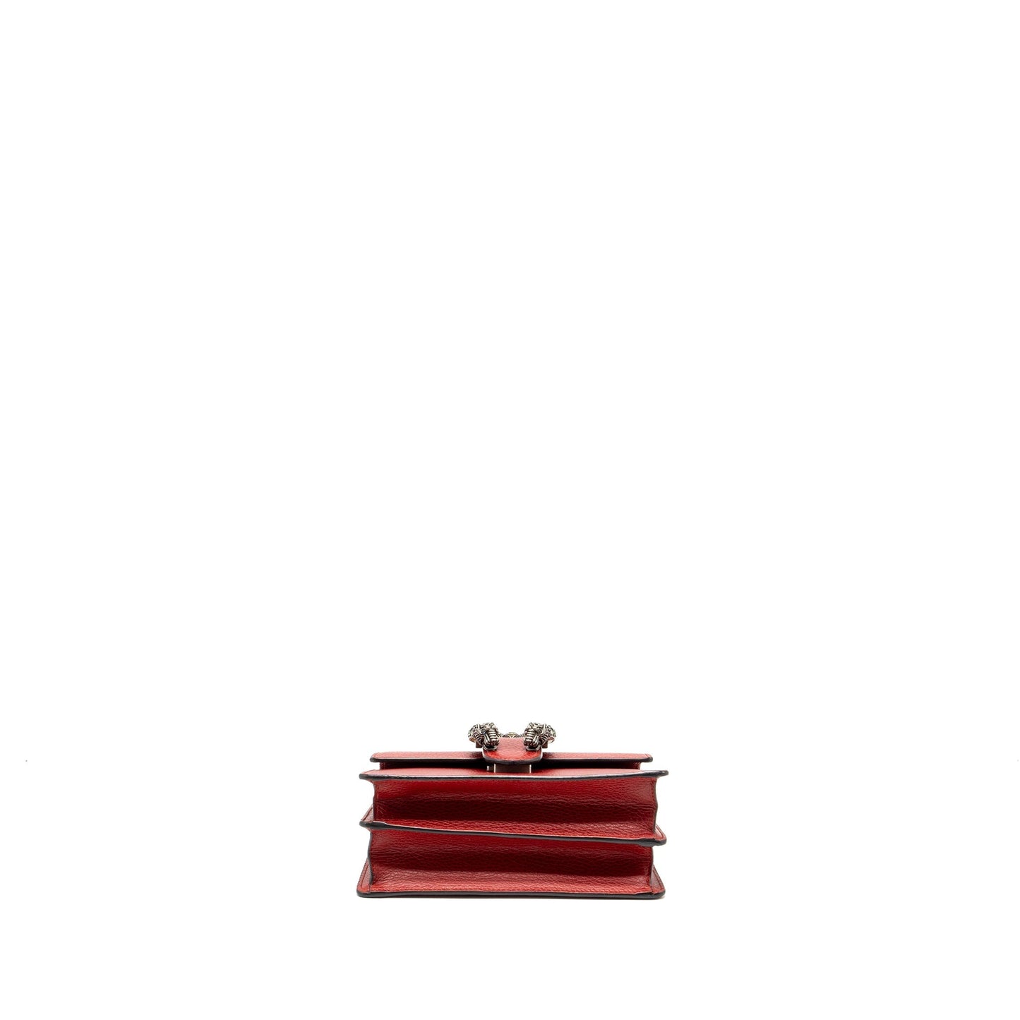 Gucci Dionysus Small Bamboo Handle Bag Calfskin Red SHW