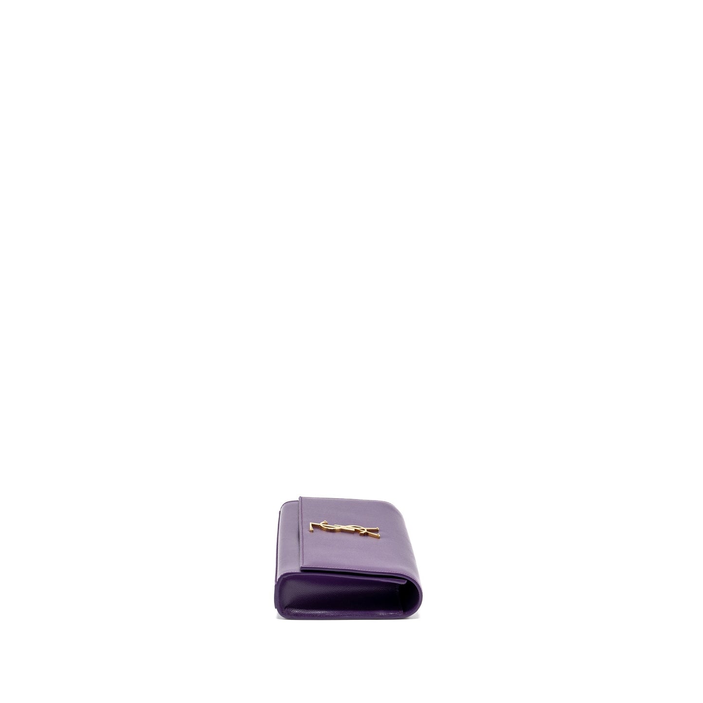 Saint Laurent Kate clutch calfskin purple