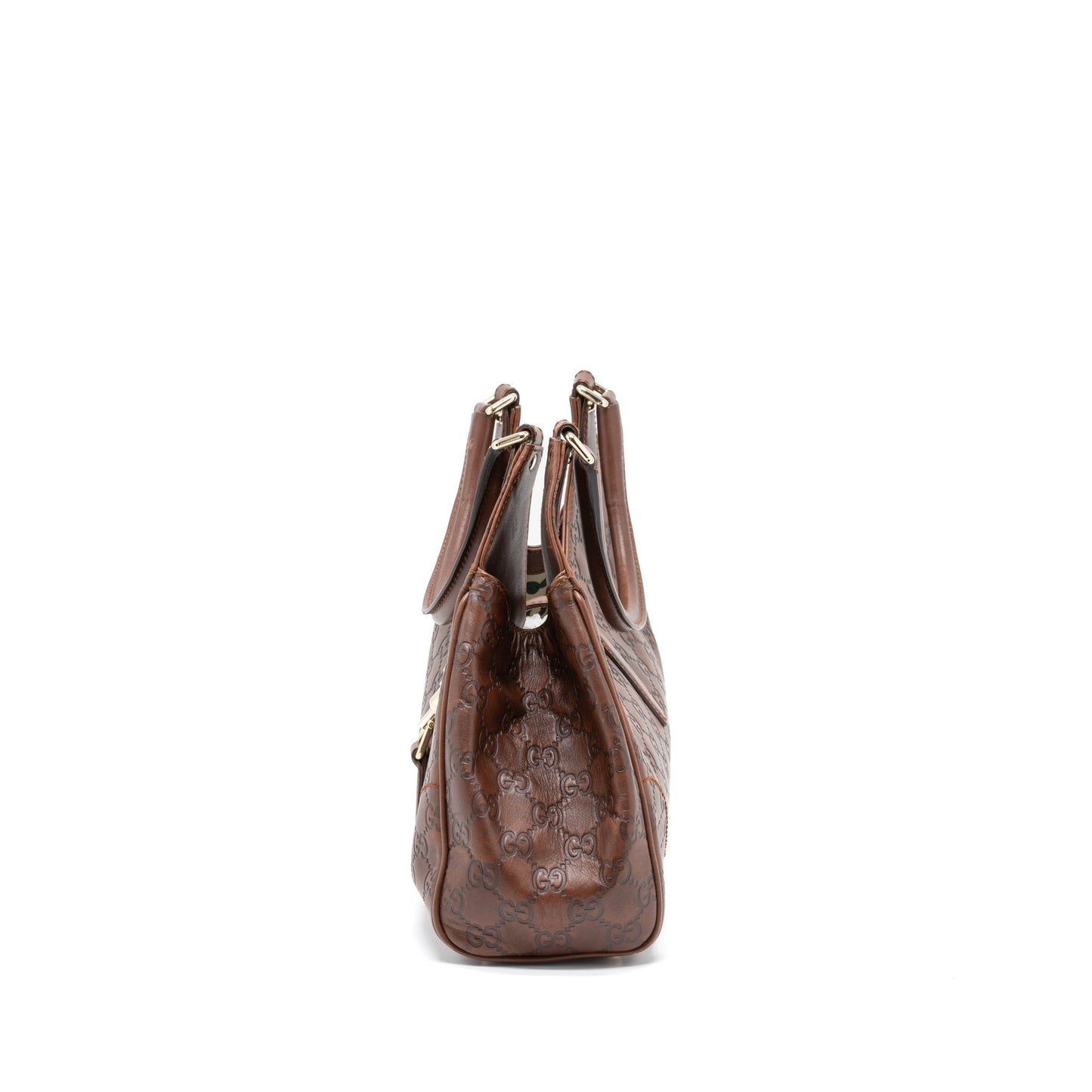 Gucci   Jackie Bag GG Supreme Calfskin Brown