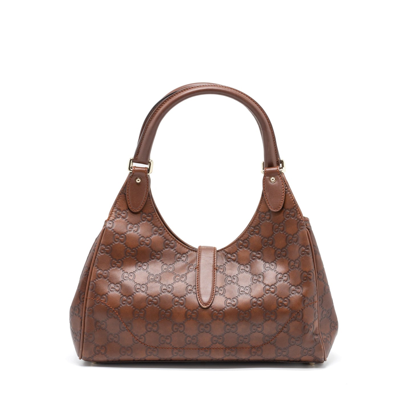 Gucci   Jackie Bag GG Supreme Calfskin Brown